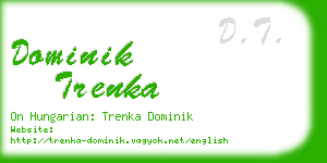 dominik trenka business card